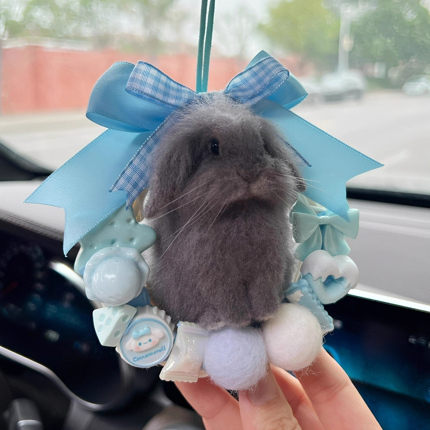 Custom Wool Felt Pet Car Charm