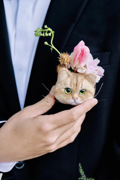 Custom Pet Wool Felt Pet Keychain & Bag Charm | 8-10cm