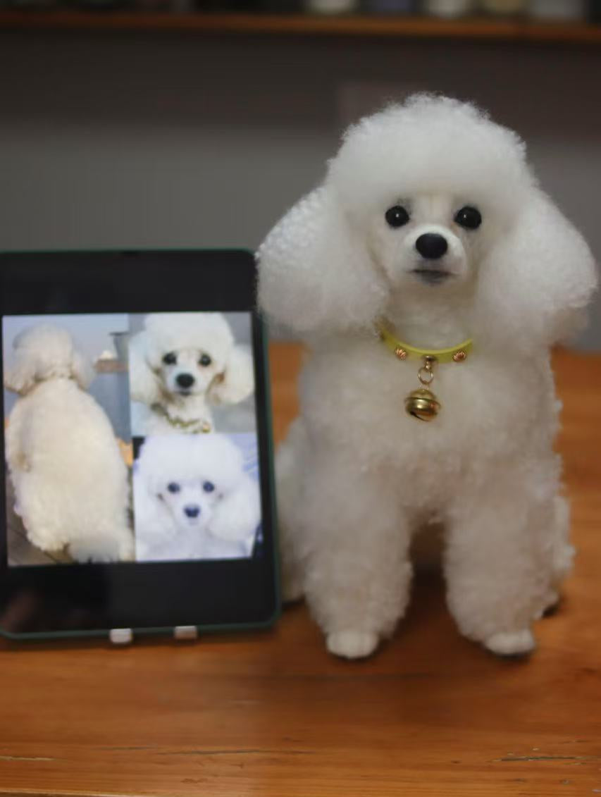 Custom 1:1 3D Wool Felt Portrait Pet