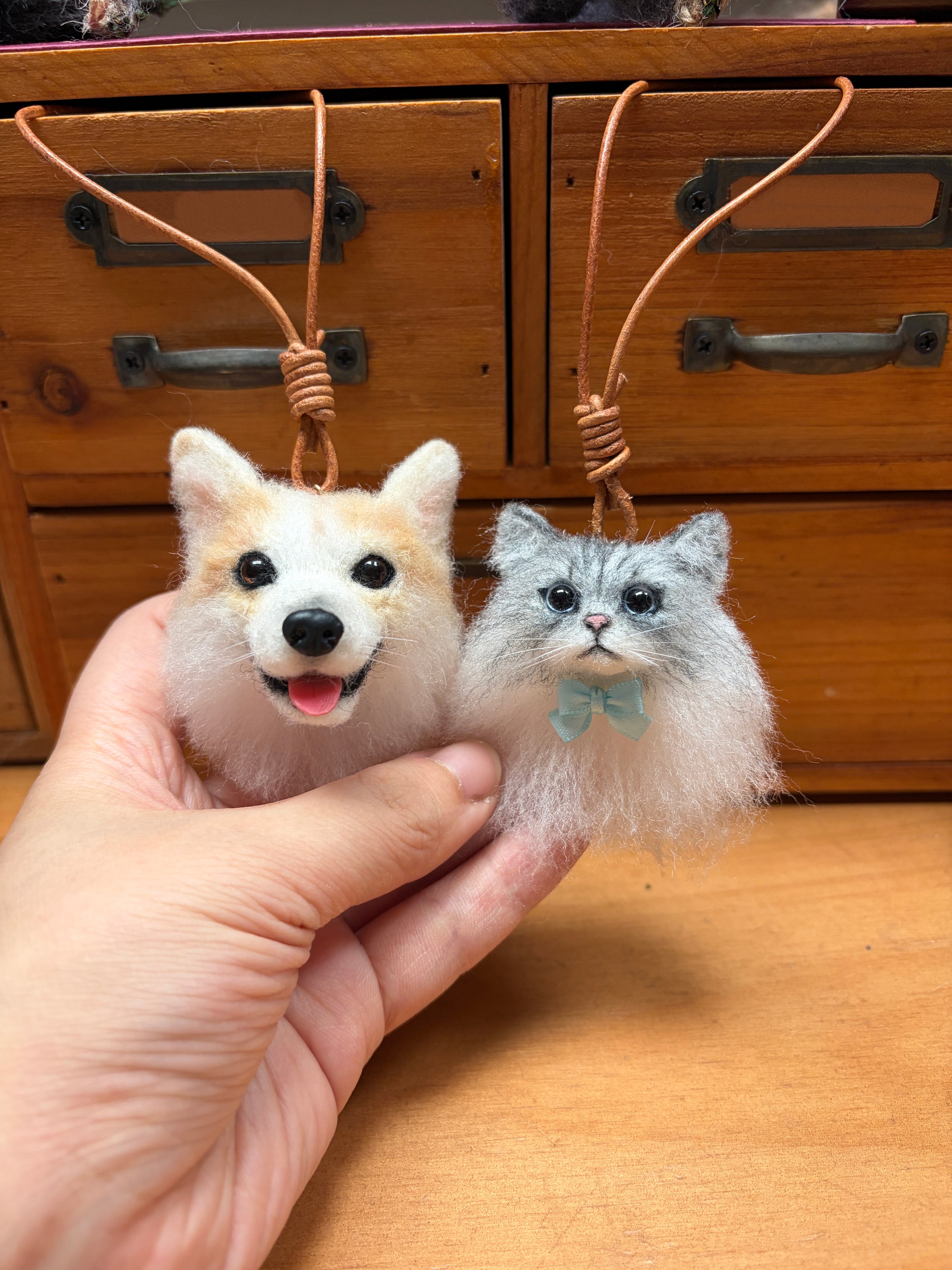 Mini Wool Felt Portrait