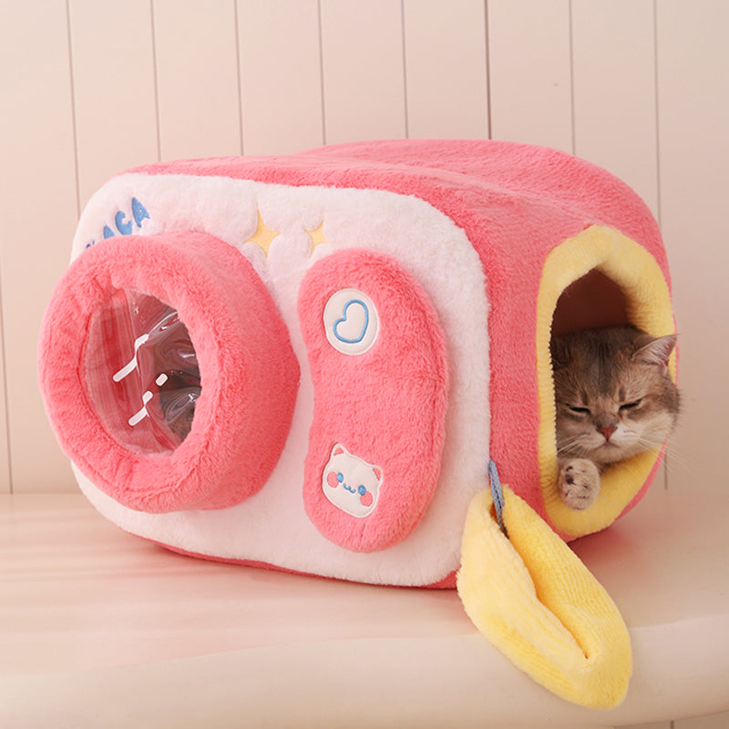 Instant Camera Cat Bed