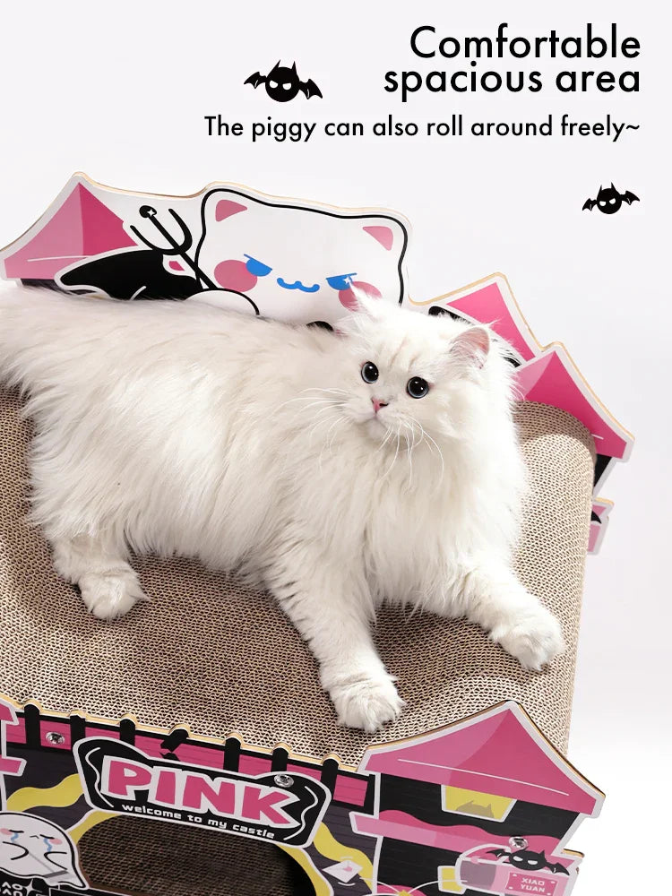 Magic Castle Cat Scratcher Cardboard