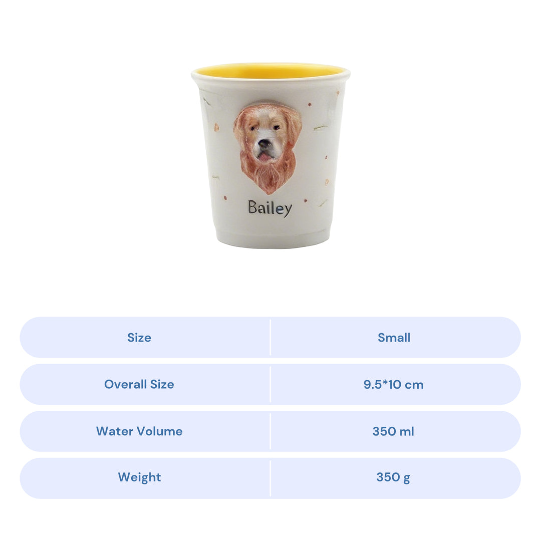 Pet Head Mug (Handleless)