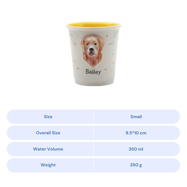 Pet Head Mug (Handleless)