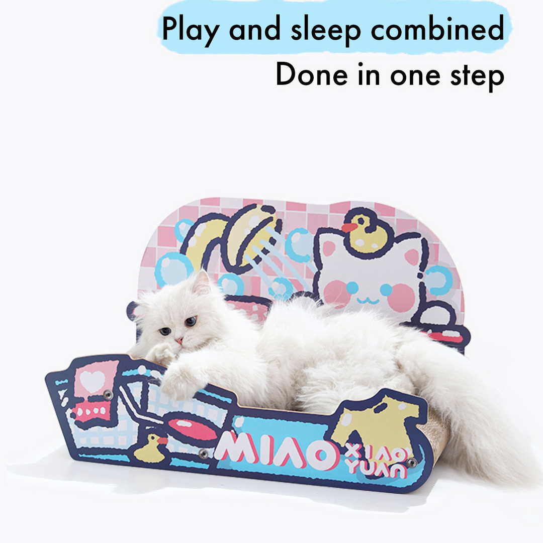 Shower Scented Cat Scratcher Sofa Post