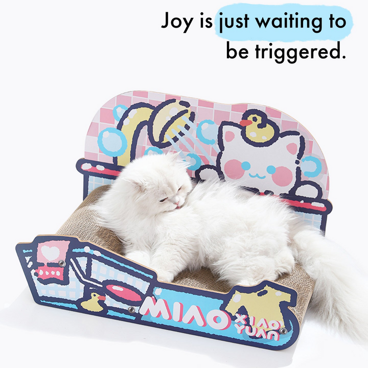 Shower Scented Cat Scratcher Sofa Post