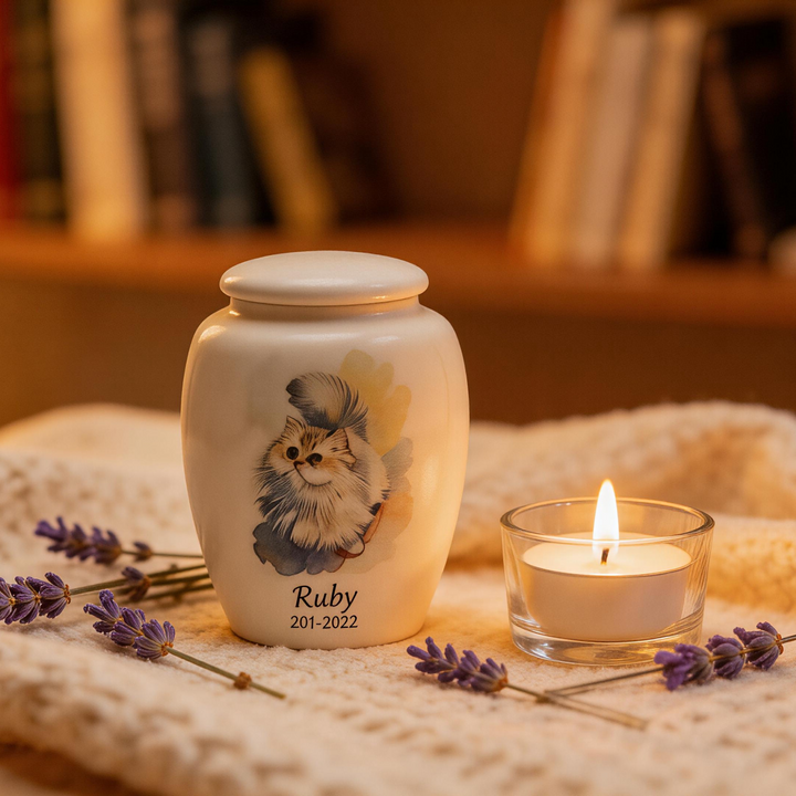 Standard Painted Pet Urn & Storage Jar