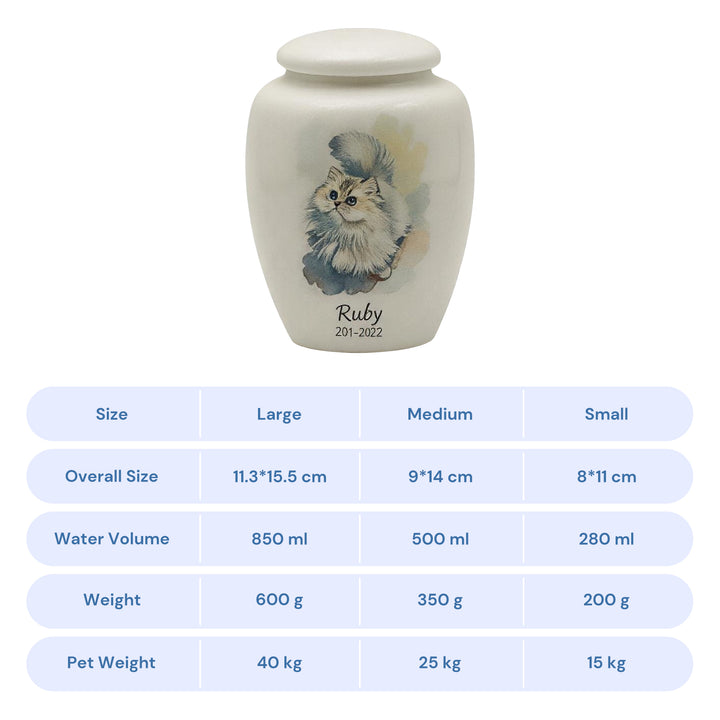 Standard Painted Pet Urn & Storage Jar