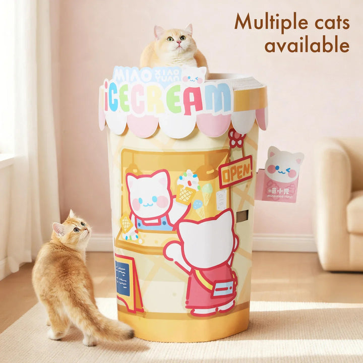 Sweet Shop Cat Scratch Bucket