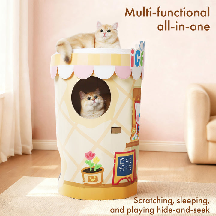 Sweet Shop Cat Scratch Bucket