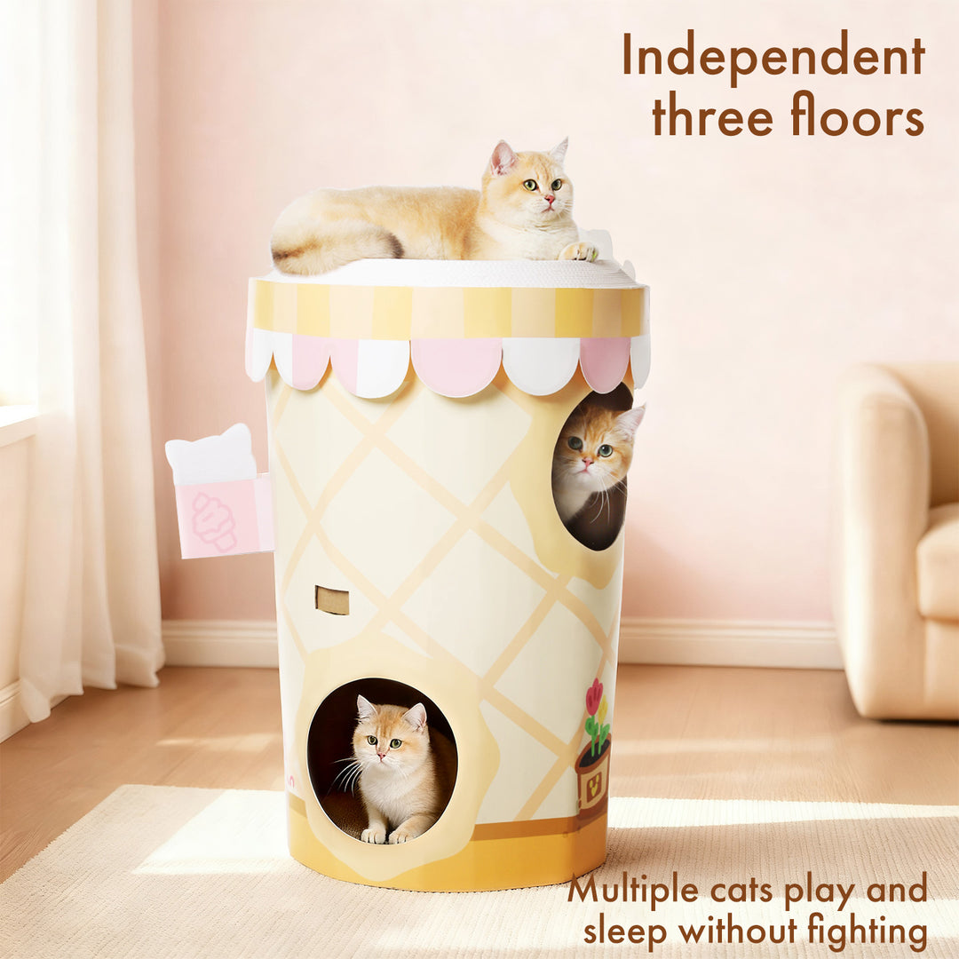 Sweet Shop Cat Scratch Bucket