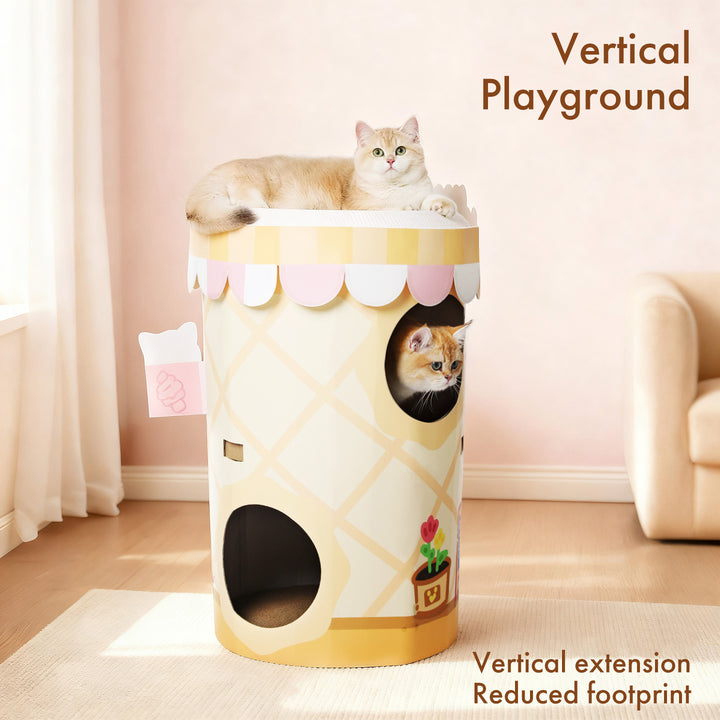 Sweet Shop Cat Scratch Bucket