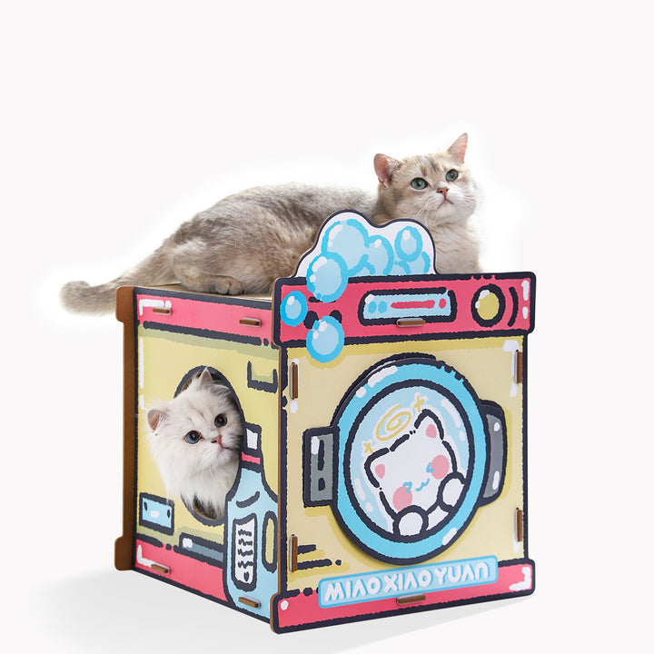 Washing Machine 2 in 1 Cat Scratcher Bed