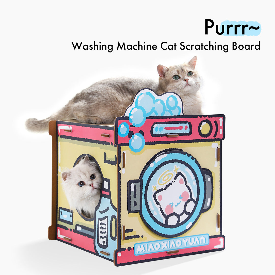 Washing Machine 2 in 1 Cat Scratcher Bed