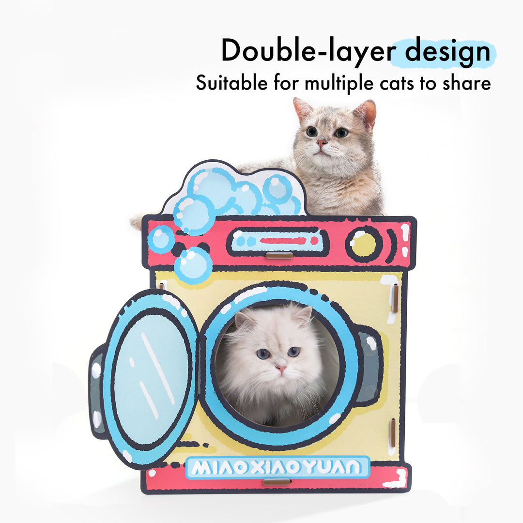 Washing Machine 2 in 1 Cat Scratcher Bed