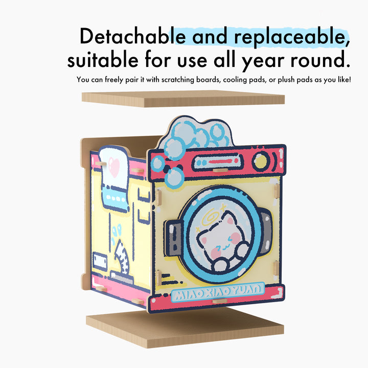 Washing Machine 2 in 1 Cat Scratcher Bed